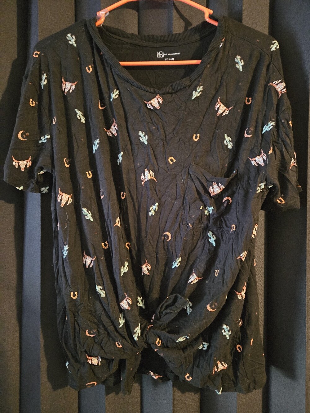 Western Print Shirt - Large
